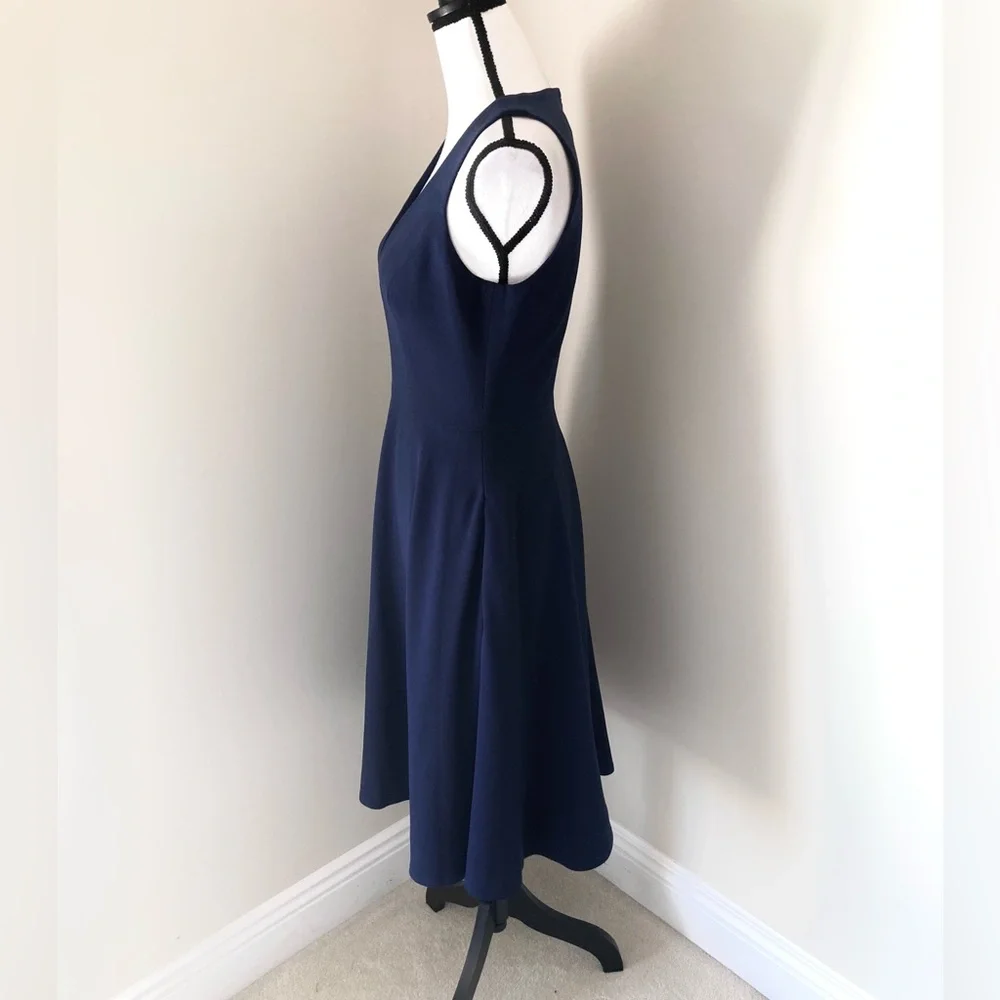 Dress the Population Catalina Sleeveless Fit & Flare Navy Dress Size M - Picture 6 of 10
